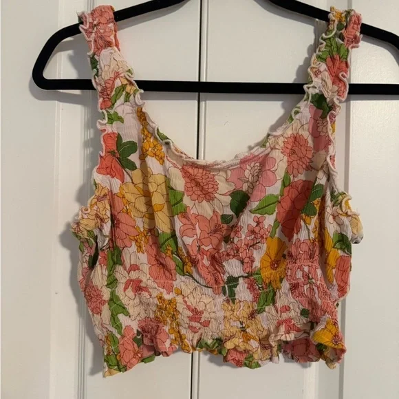 BILA 77 Women’s Floral Cropped Top - Picture 4 of 4